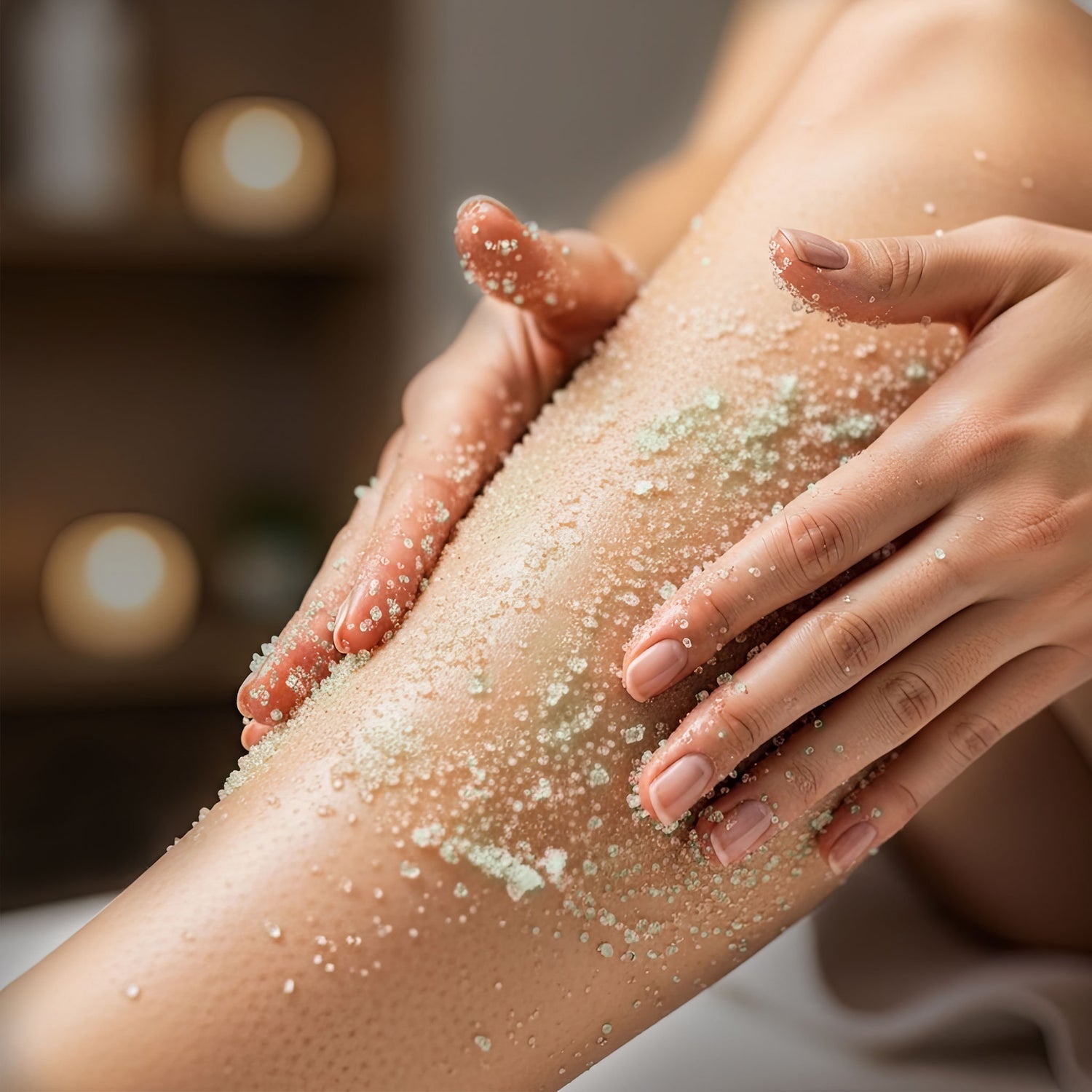Body Scrub Salt With Jasmine