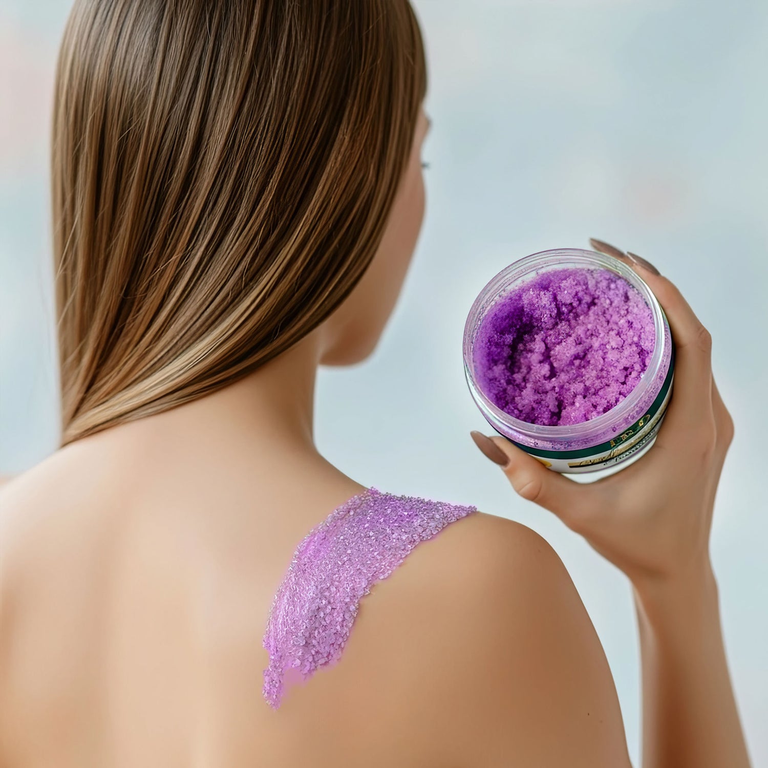 Body Scrub Salt With Lavender