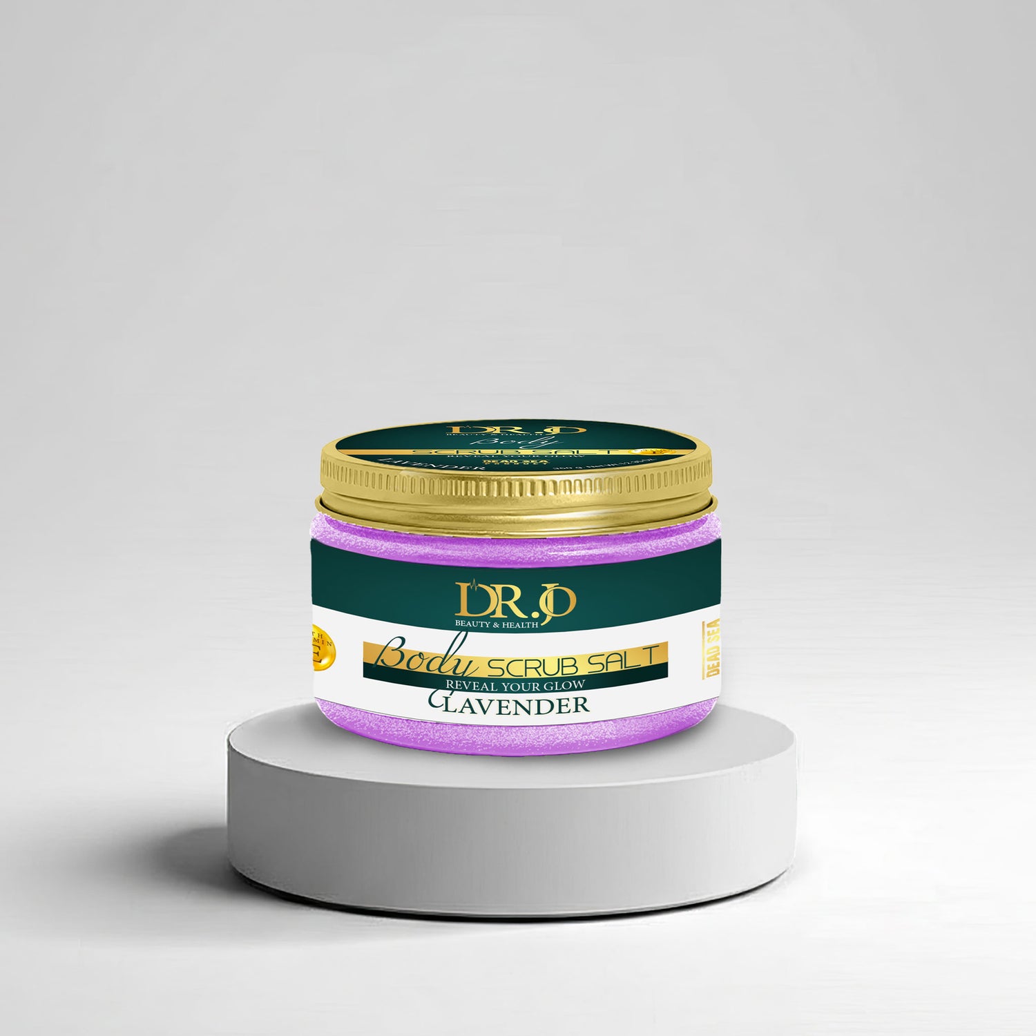 Body Scrub Salt With Lavender