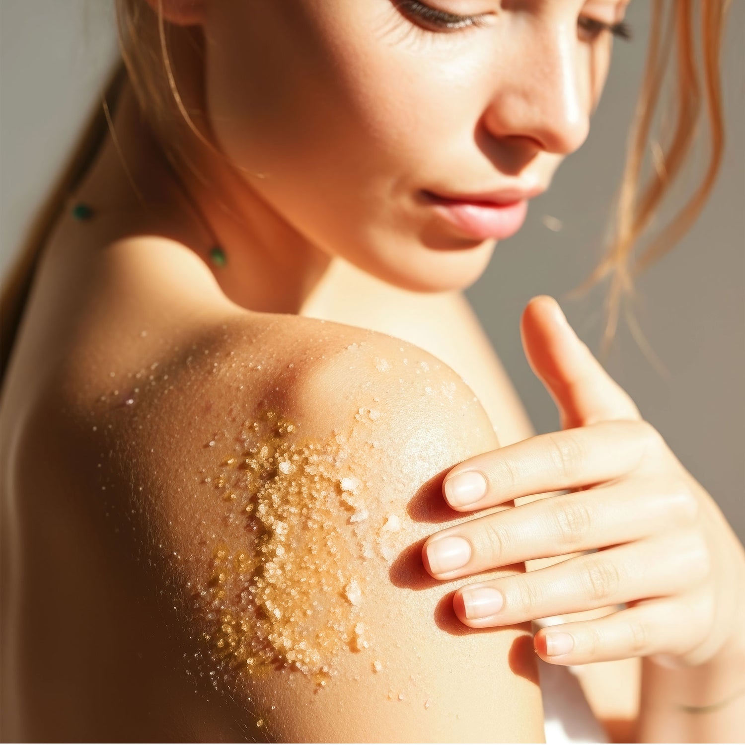 Body Scrub Salt With Orange