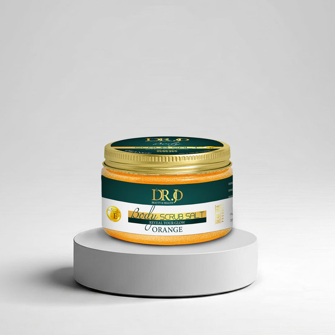 Body Scrub Salt With Orange