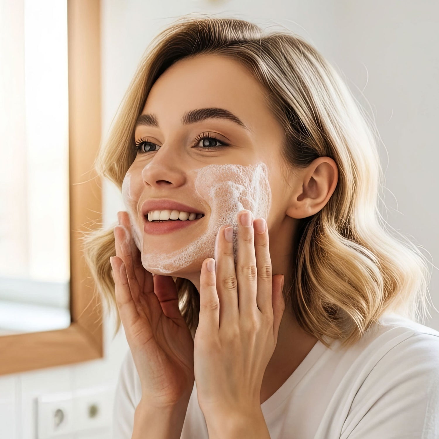 Foaming Face Wash With Rose Oil